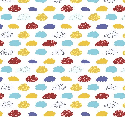 Roller blind Colorful clouds