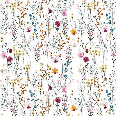Window blind Colorful flowers