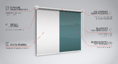 Roller blind for window Mountains