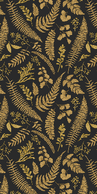 Roller blind Yellow ferns