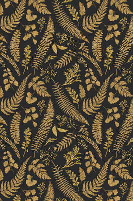 Roller blind Yellow ferns