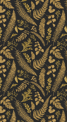 Roller blind Yellow ferns