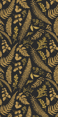 Roller blind Yellow ferns