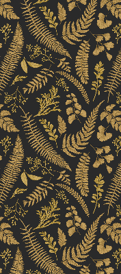 Roller blind Yellow ferns