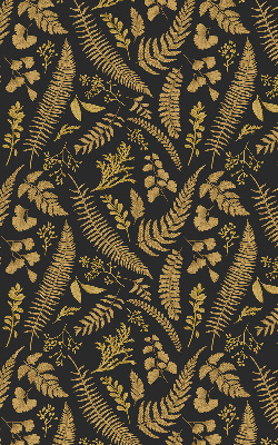 Roller blind Yellow ferns