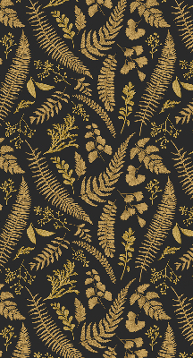 Roller blind Yellow ferns