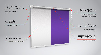 Roller blind for window Purple