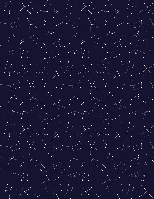 Roller blind for window The constellation of the stars