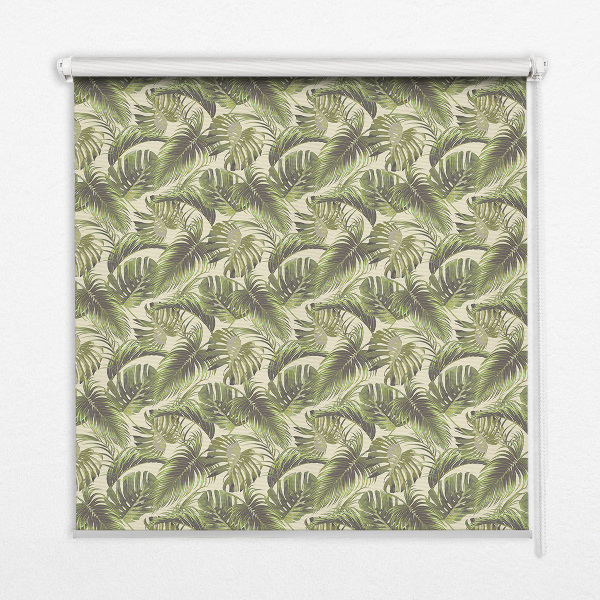 Roller blind Flower leaves