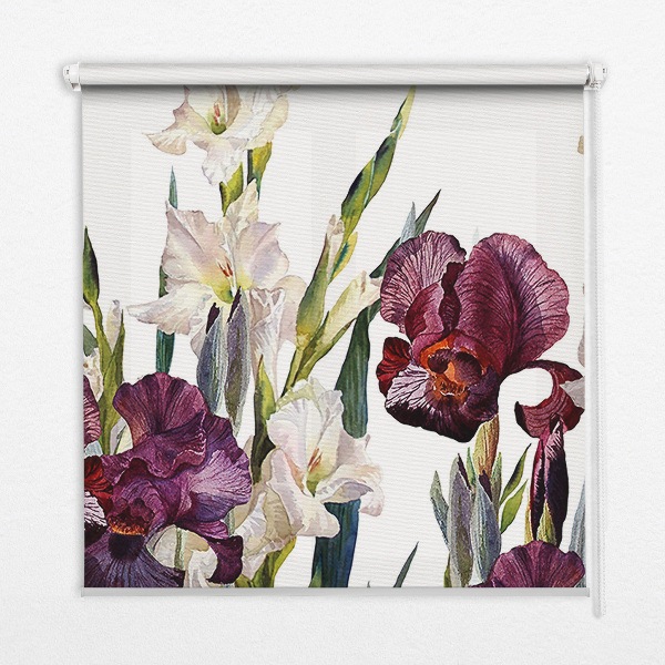 Roller blind Flowers