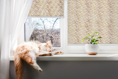 Daylight roller blind Golden leaves