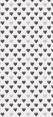 Daylight roller blind Dark hearts