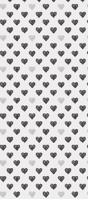 Daylight roller blind Dark hearts