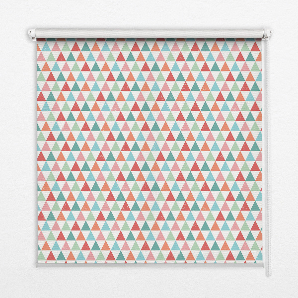 Window blind Colorful triangles