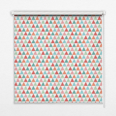 Window blind Colorful triangles