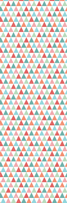Window blind Colorful triangles