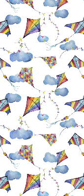 Roller blind for window Colorful kites