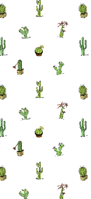 Daylight roller blind Cacti