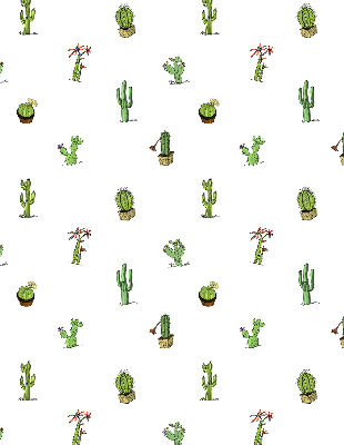 Daylight roller blind Cacti