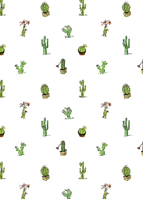 Daylight roller blind Cacti