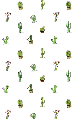 Daylight roller blind Cacti