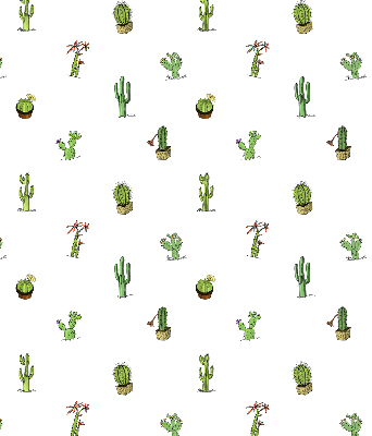 Daylight roller blind Cacti