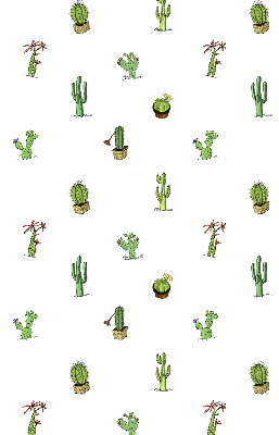 Daylight roller blind Cacti