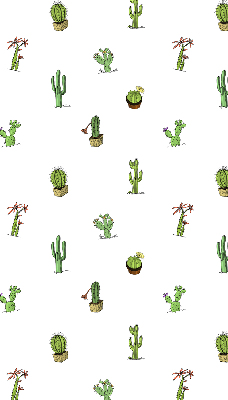 Daylight roller blind Cacti