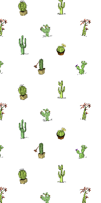 Daylight roller blind Cacti