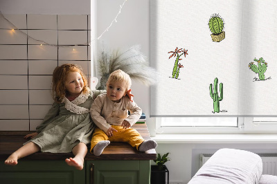 Daylight roller blind Cacti