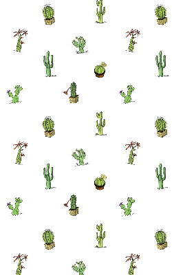 Daylight roller blind Cacti