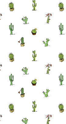 Daylight roller blind Cacti