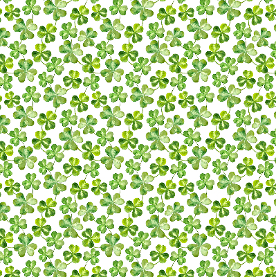 Kitchen roller blind Happy clover