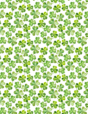 Kitchen roller blind Happy clover