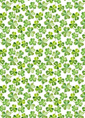 Kitchen roller blind Happy clover