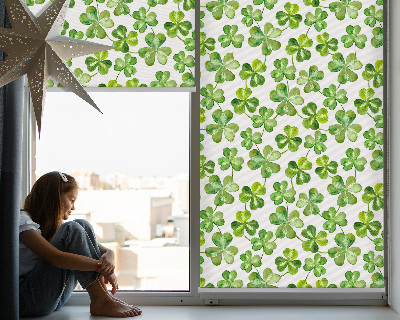 Kitchen roller blind Happy clover