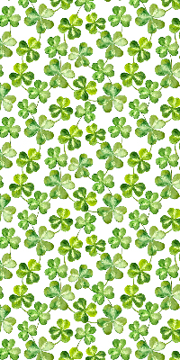 Kitchen roller blind Happy clover