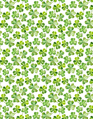 Kitchen roller blind Happy clover