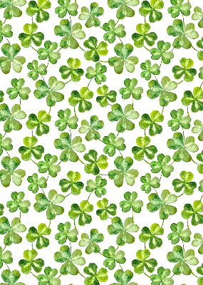 Kitchen roller blind Happy clover