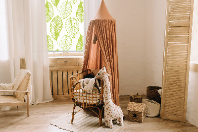 Kitchen roller blind Lime leaves