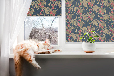 Kitchen roller blind Interesting plants