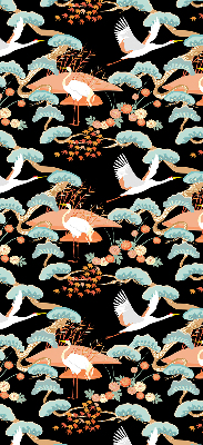 Kitchen roller blind Flying heron