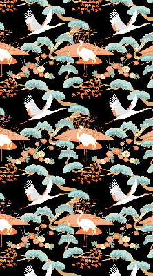 Kitchen roller blind Flying heron