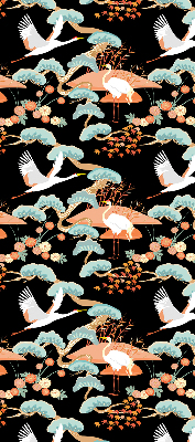 Kitchen roller blind Flying heron