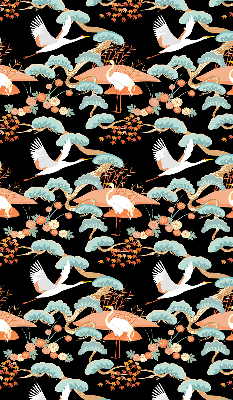 Kitchen roller blind Flying heron