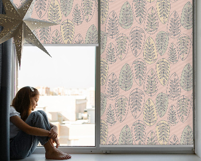 Daylight roller blind Colorful leaves