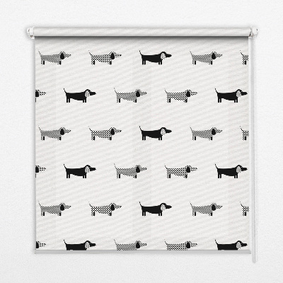 Daylight roller blind Draws dogs