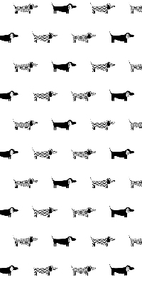 Daylight roller blind Draws dogs