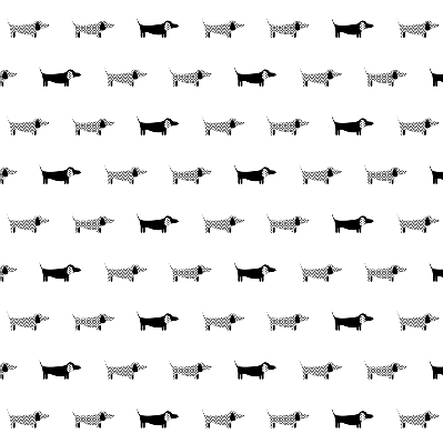 Daylight roller blind Draws dogs