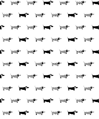 Daylight roller blind Draws dogs